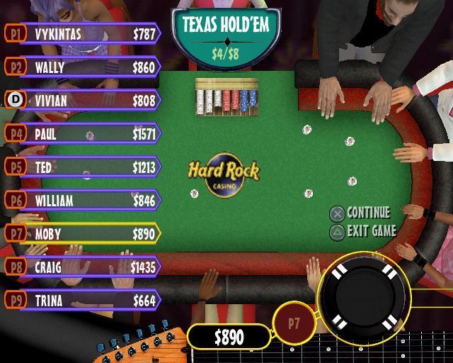 Hard Rock Casino screenshot 3 for Playstation 2